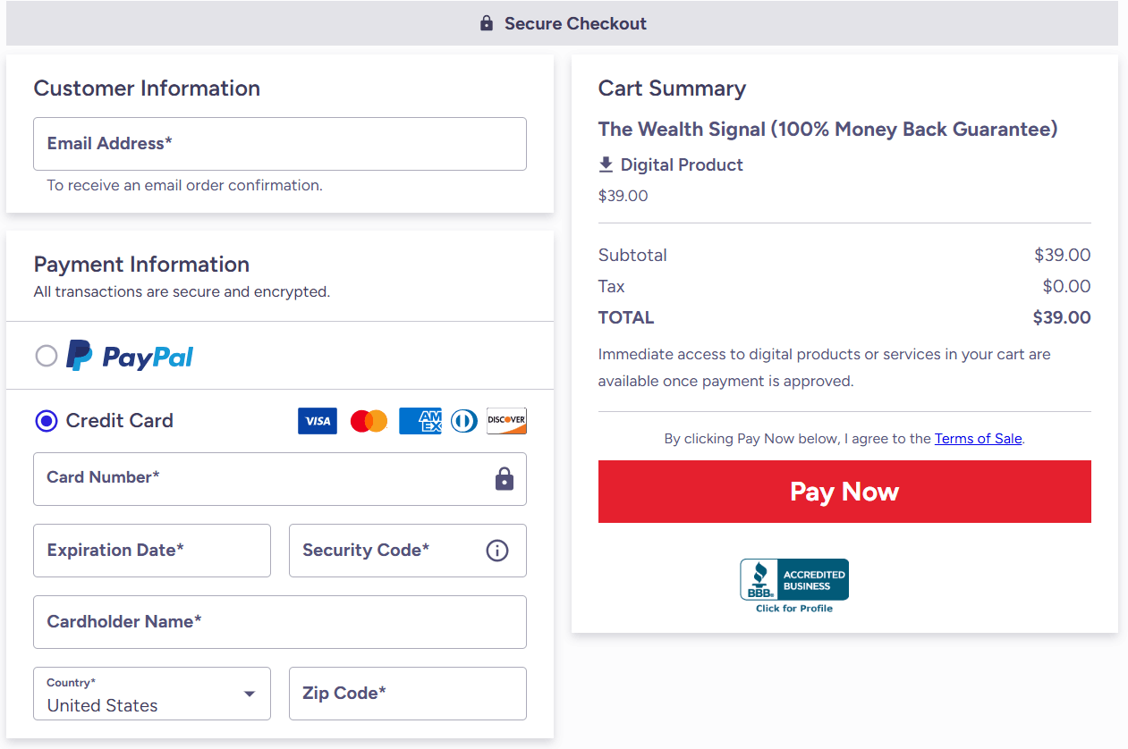 the-wealth-signal-checkout-page